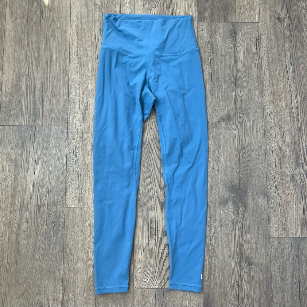 Laki High Waist Blue Leggings Sz S